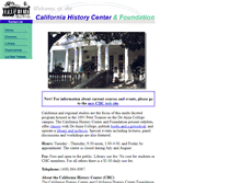 Tablet Screenshot of calhistory.org